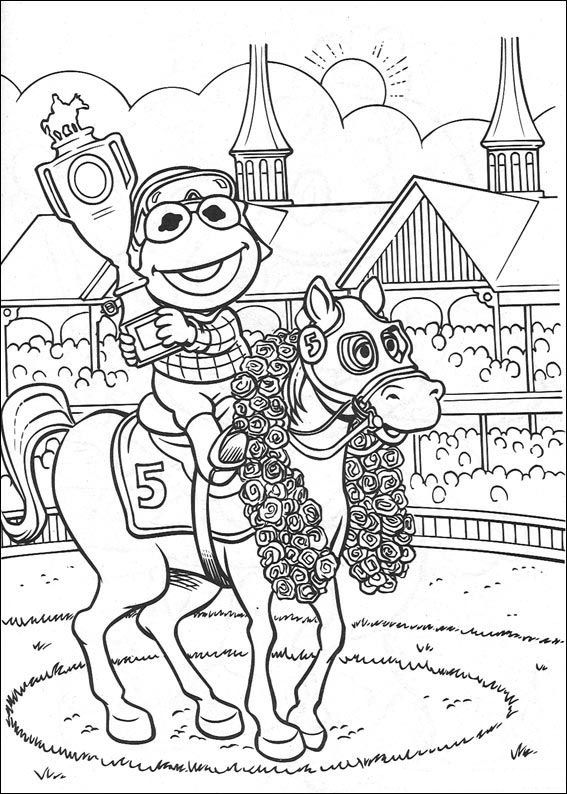 Plansa de colorat cu Bebelusi Muppet 52 48